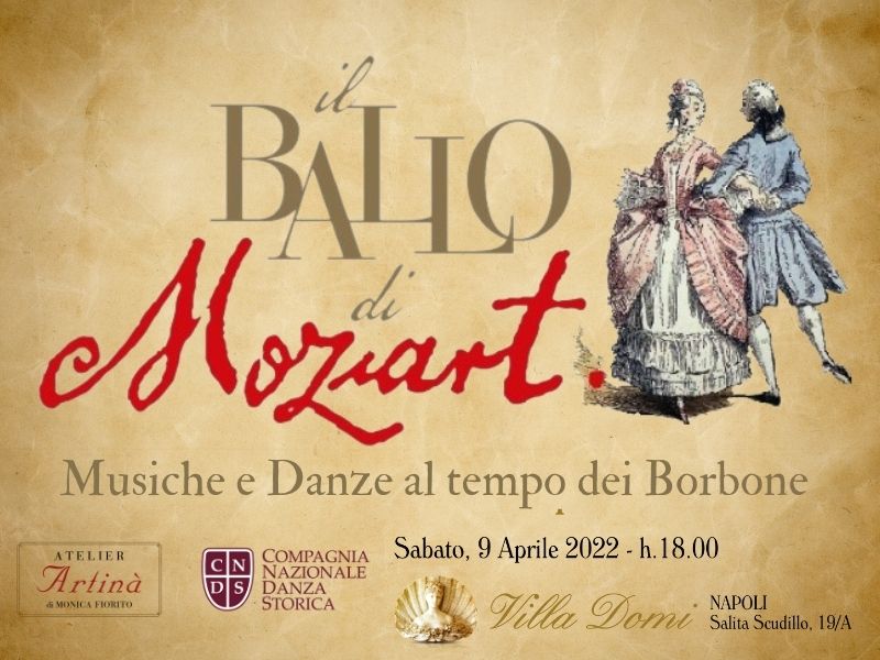 il ballo di Mozart evento di Napoli 09 Aprile 2022